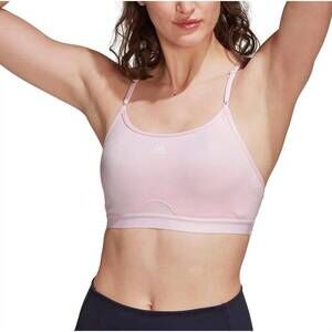 NEW ADIDAS aeroreact training sports bra in light pink